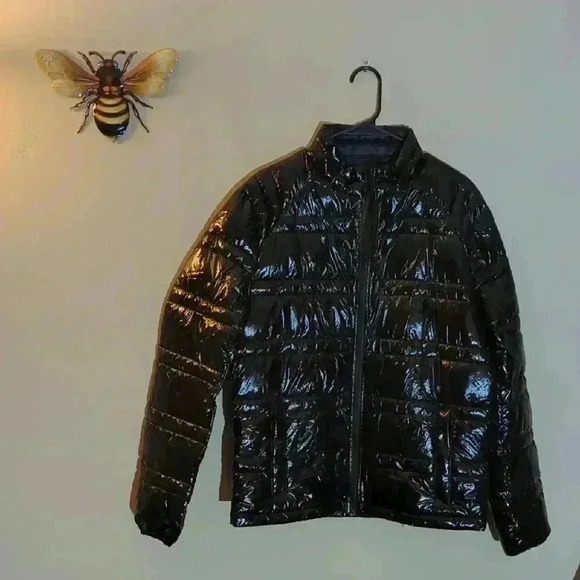 Michael Kors Jackets & Blazers - Shiny Black Puffer Jacket